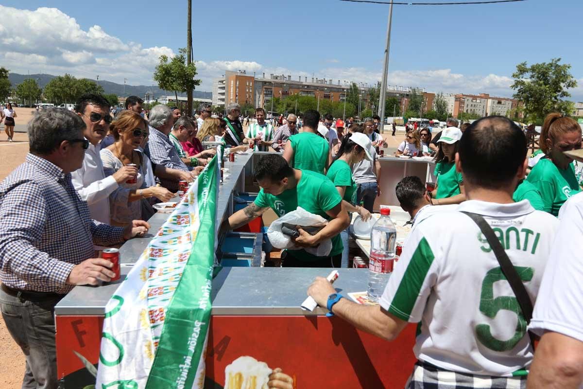 Así vivió la afición la derrota del Córdoba ante el Huesca