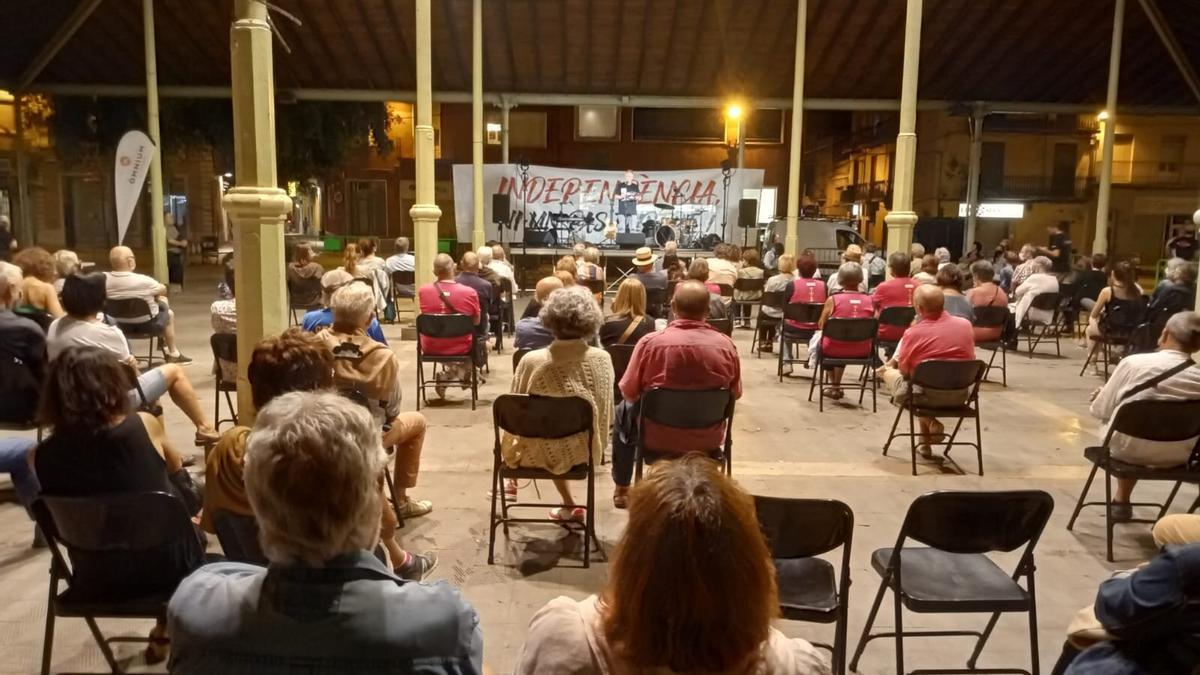 L&#039;acte convocat per Òmnium Cultural, l&#039;ANC i el CDR, a Figueres