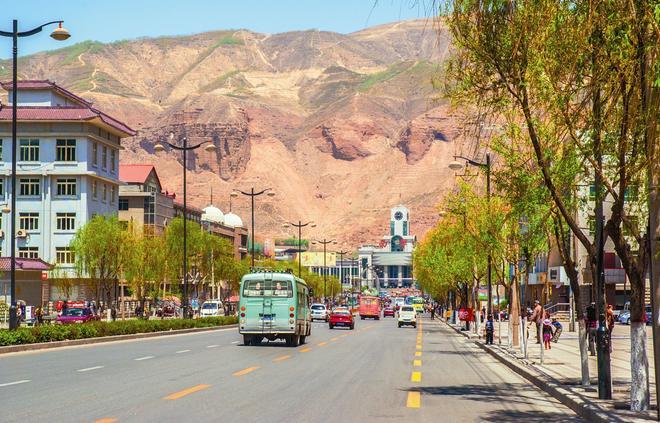 Calle principal de Xining