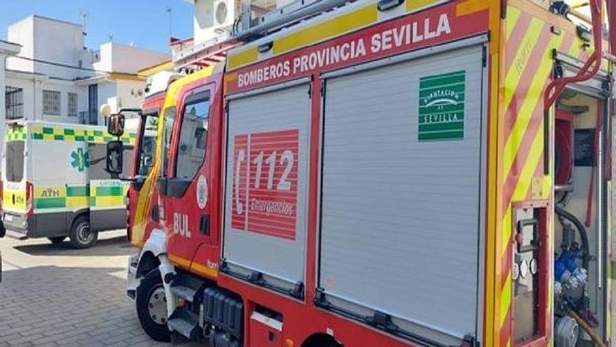 Camión de bomberos de la provincia de Sevilla.