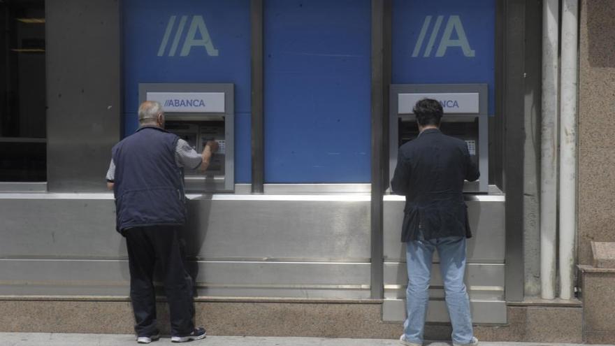 Cajeros de Abanca en A Coruña.