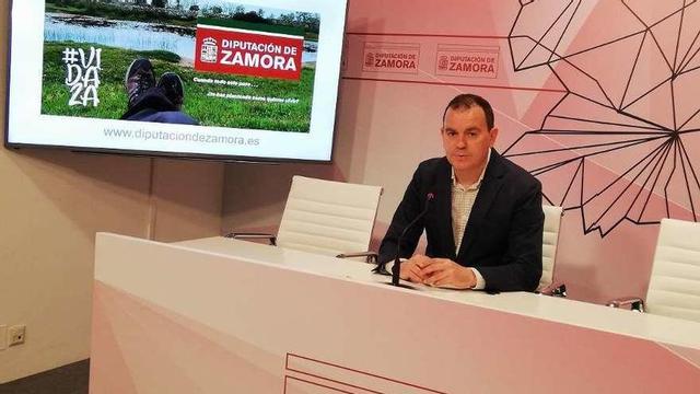 Francisco José Requejo, durante la presentación de la campaña Vidaza.
