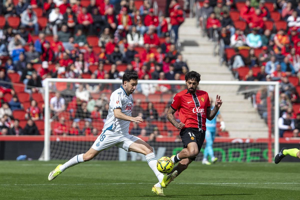 El partido del Mallorca contra el Espanyol en imágenes
