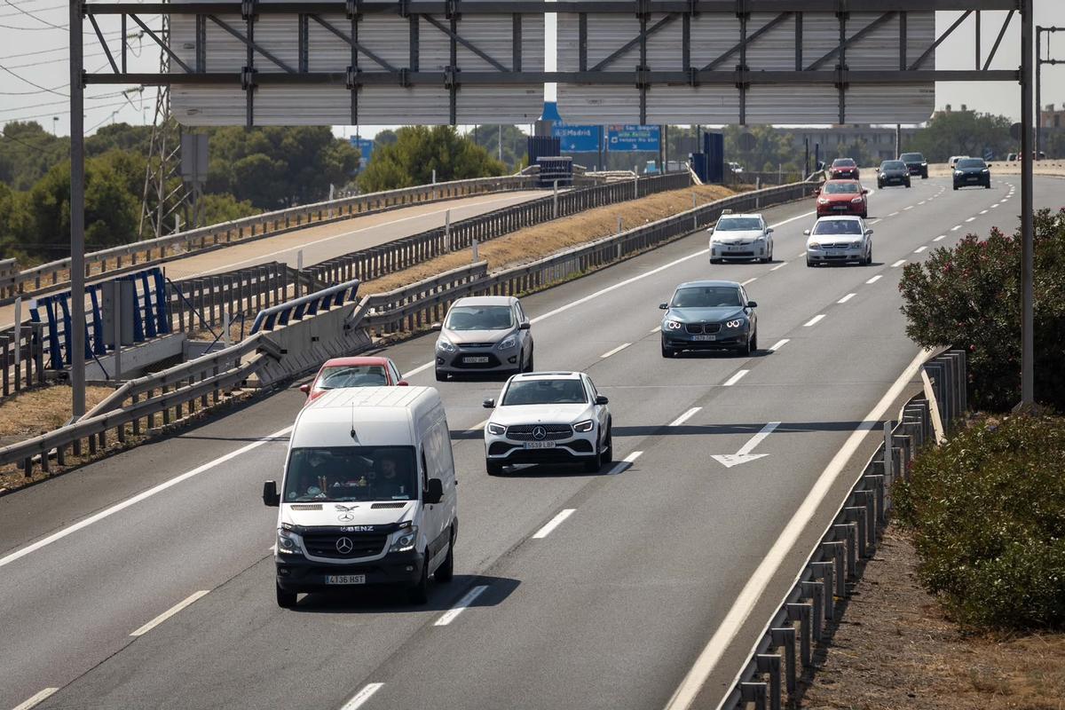 Estado de las carreteras aragonesas, este viernes.