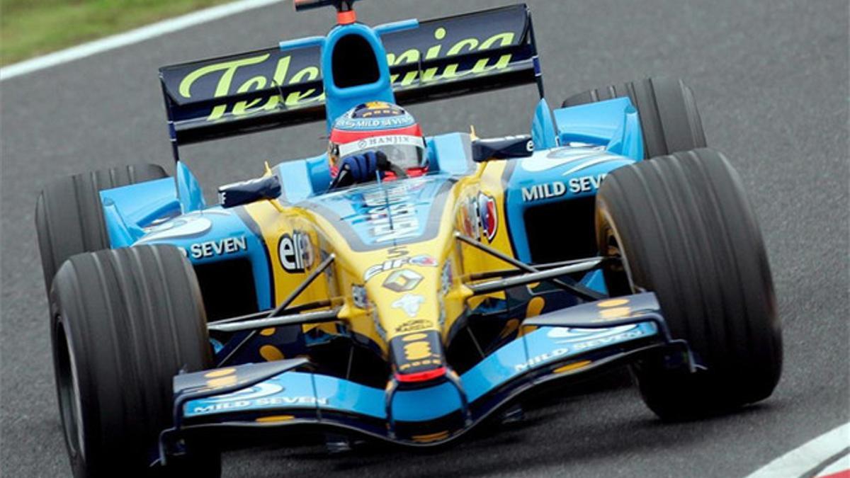 Alonso hizo historia con Renault en 2005 y 2006