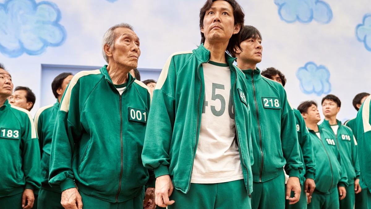 Tres de los protagonistas de la serie coreana 'El juego del calamar' (Netflix)