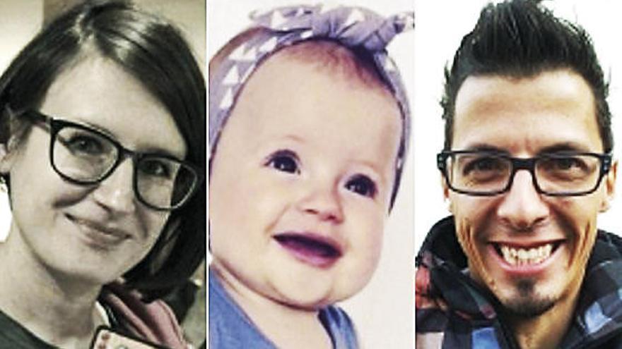 Fotos de los tres fallecidos en Torrevieja en una página de desaparecidos.
