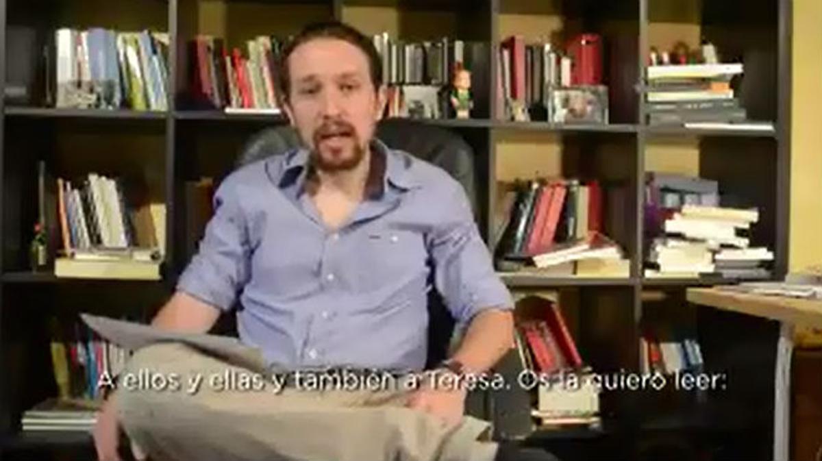 Pablo Iglesias demana perdó per les discrepàncies a Podem.