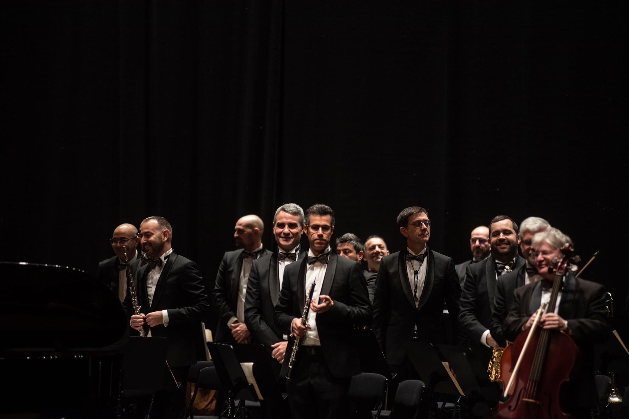 Concierto de la Banda Municipal en el Teatro Colón de A Coruña