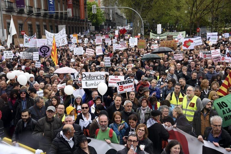 Manifestación 'Revuelta de la España vaciada' en Madrid