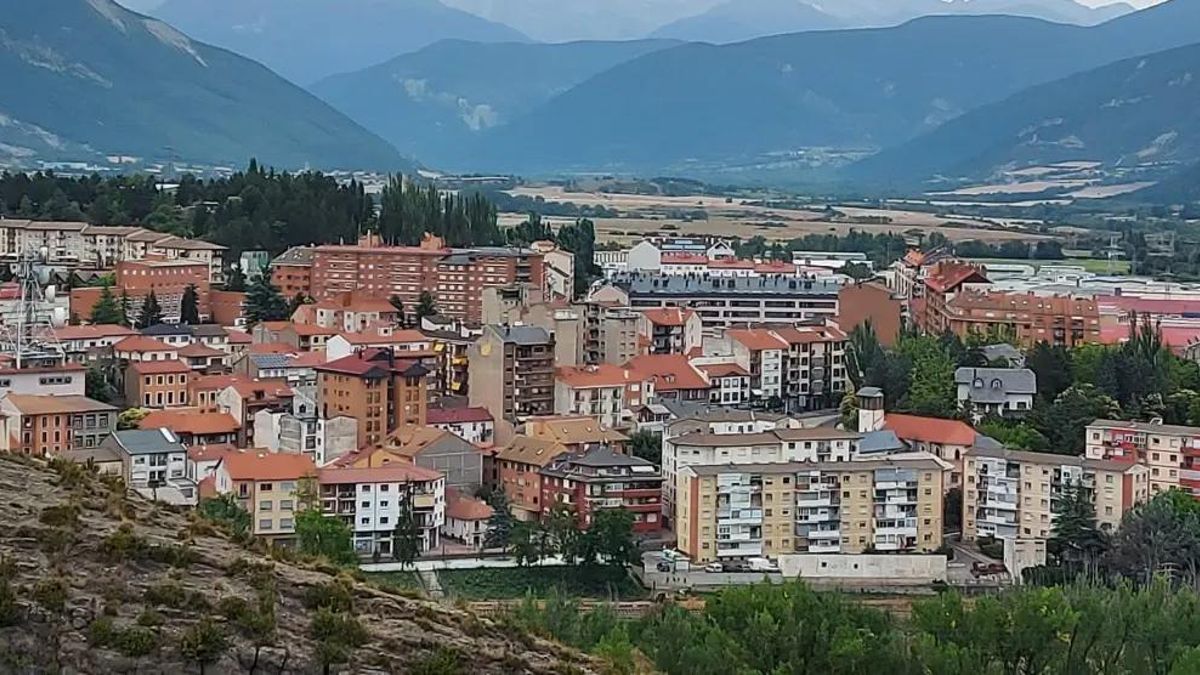 Imagen de la localidad aragonesa donde los habitantes son más altos de lo habitual.