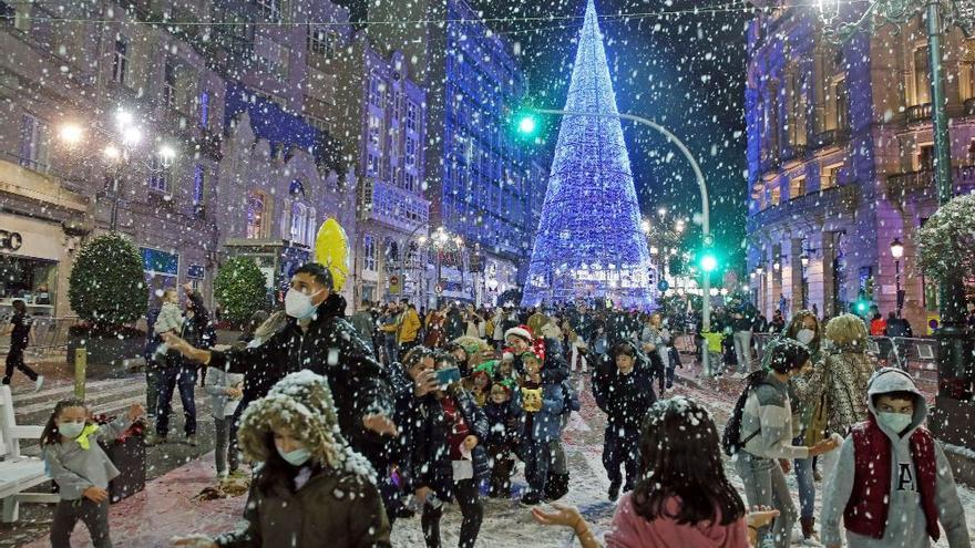 Un paseo por 50 años de Navidad en Vigo