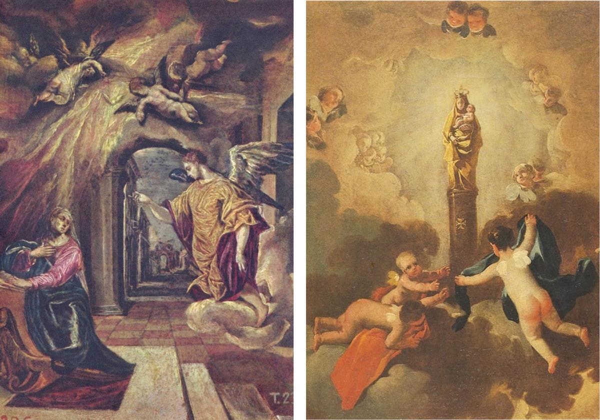 Las pinturas de El Greco y Goya que la familia Muñoz Ramonet entregó en 2017 y quedaron en depósito judicial en el MNAC.