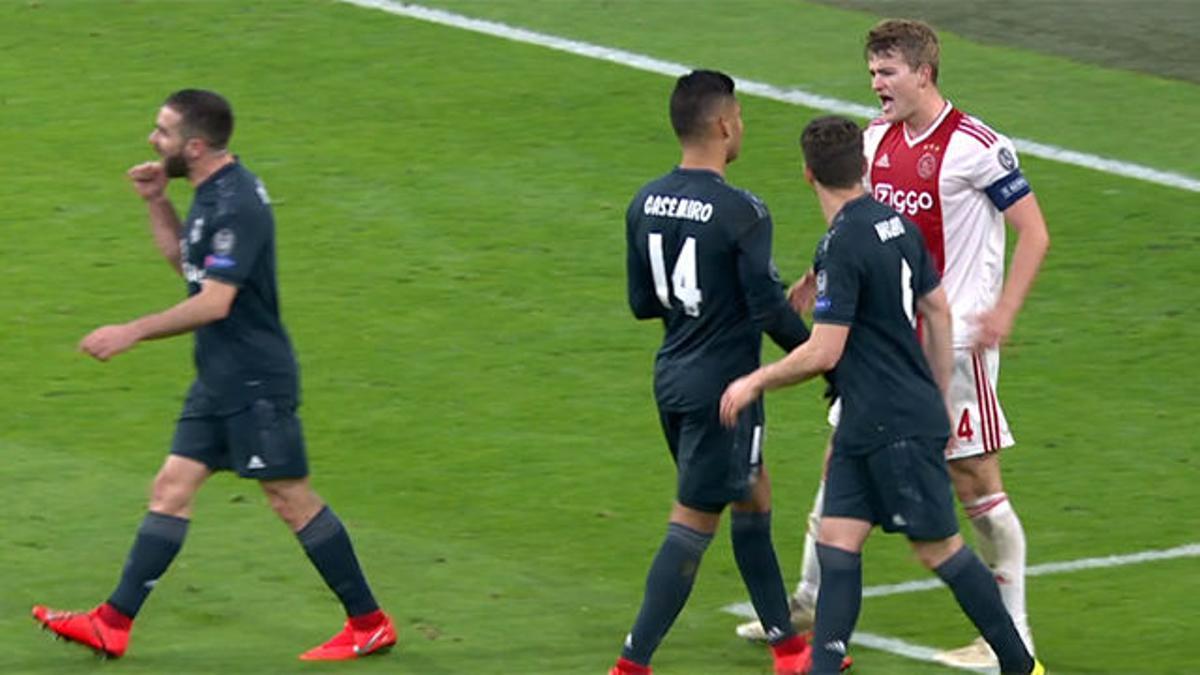 De Ligt ya sabe lo que es encararse con Casemiro y Carvajal