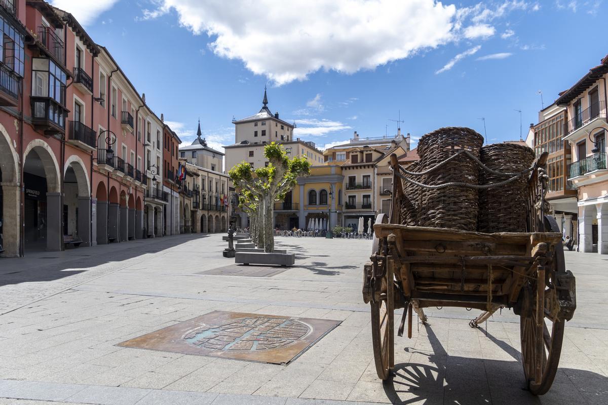 Plaza Mayor de Aranda de Duero, provincia de Burgos