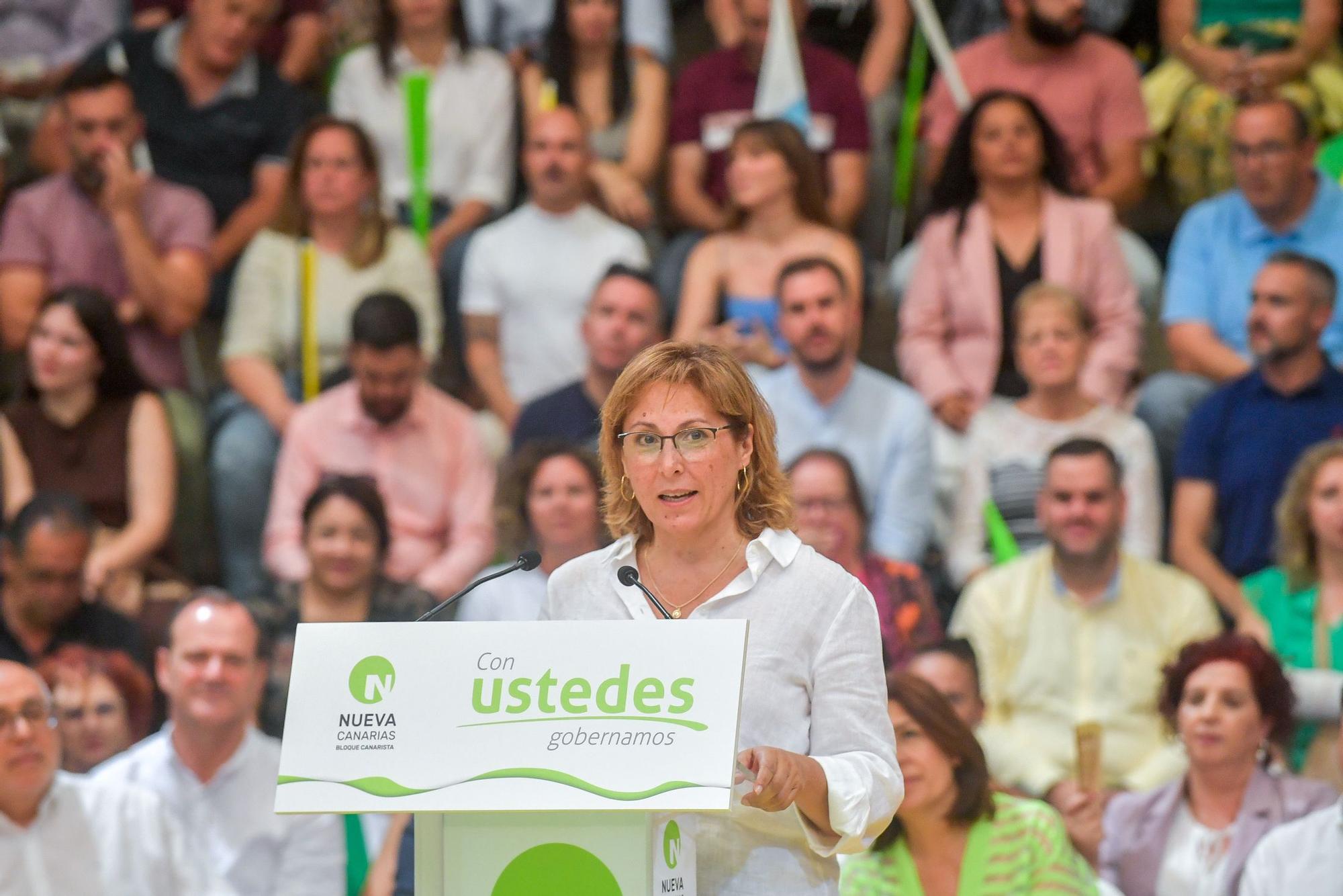 Presentación de candidaturas de Nuevas Canarias a las elecciones del 28M