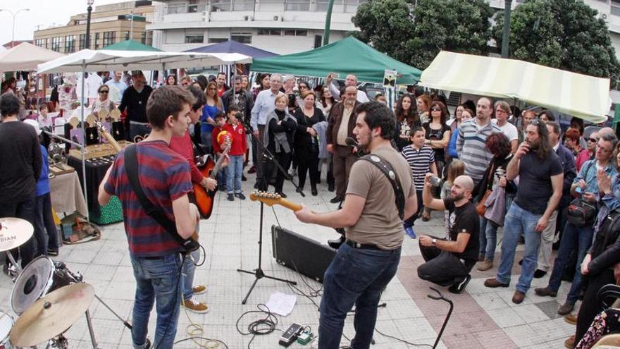 Actuación de la banda Beethoven Rollers en una anterior edición de la feria.