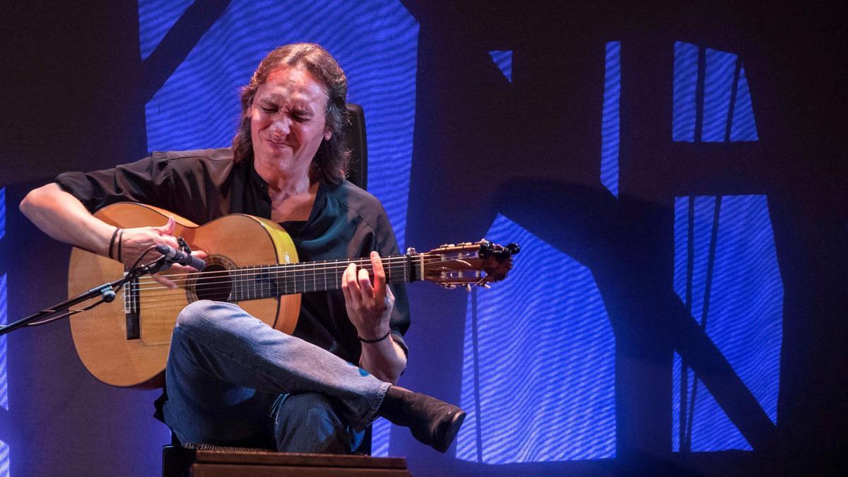 Vicente Amigo durante su interpretación en un concierto reciente