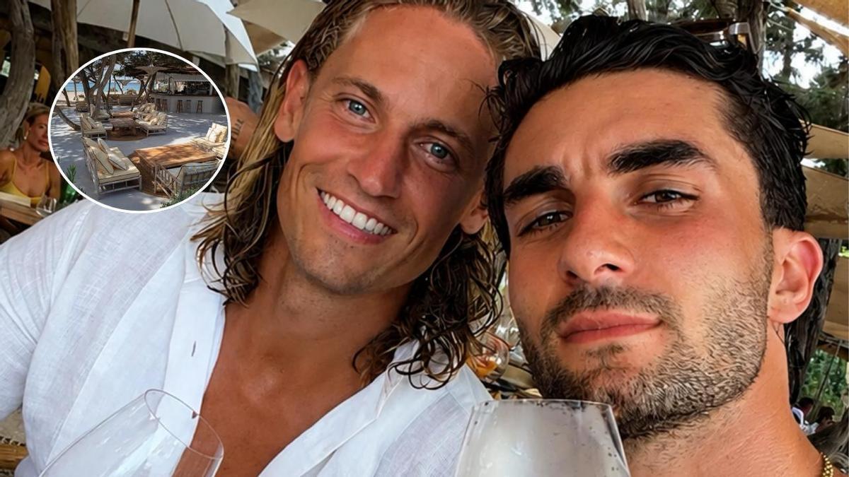 Marcos Llorente y Ferrán Torres, en Casa Jondal.