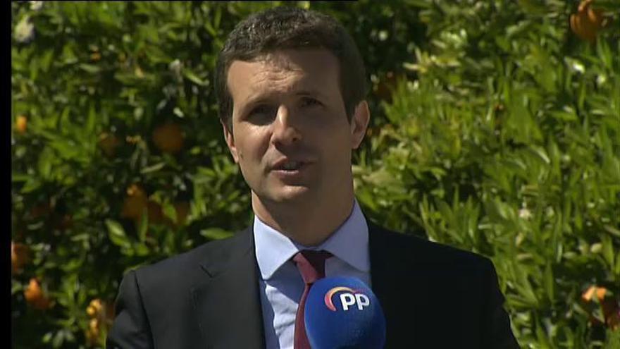 Casado dice que Sánchez ha rechazado su cara a cara por miedo