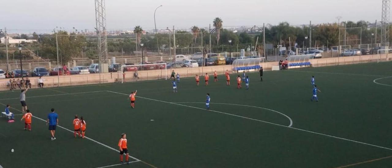 Campo de Rocafort donde se produjo el incidente.