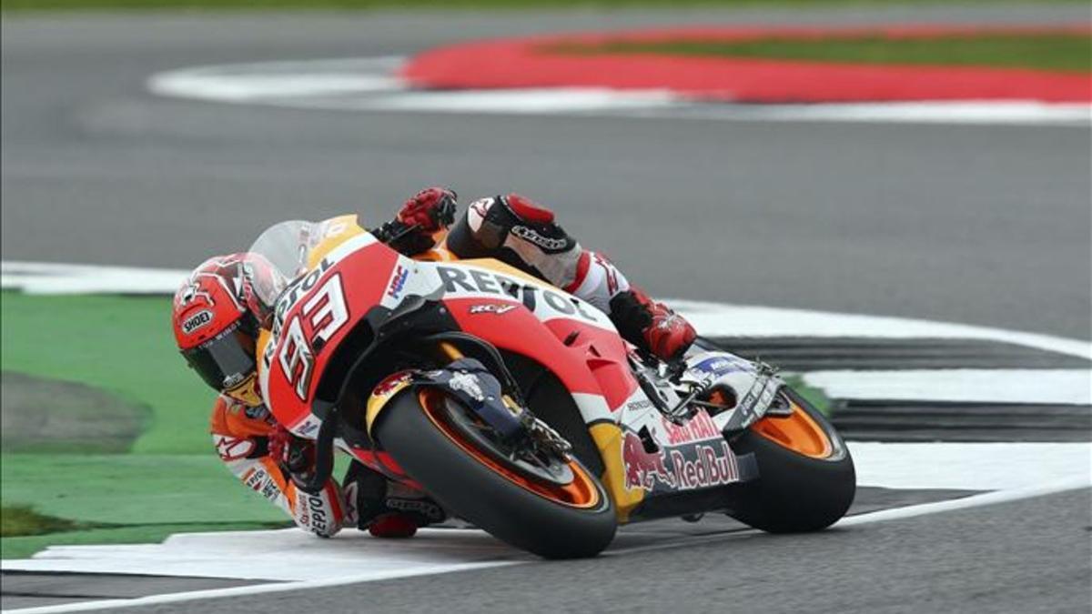 Marc MARQUEZ EN SILVERSTONE