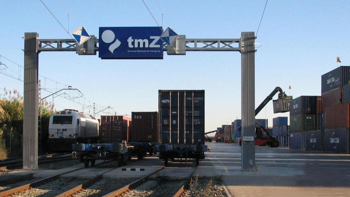 La Terminal Marítima de Zaragoza (TMZ) es un enclave estratégico para el sector logístico aragonés.