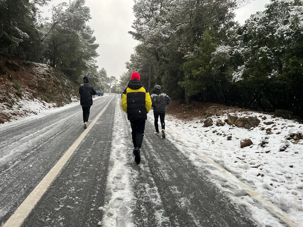 Mallorca registra la mayor nevada en cinco años