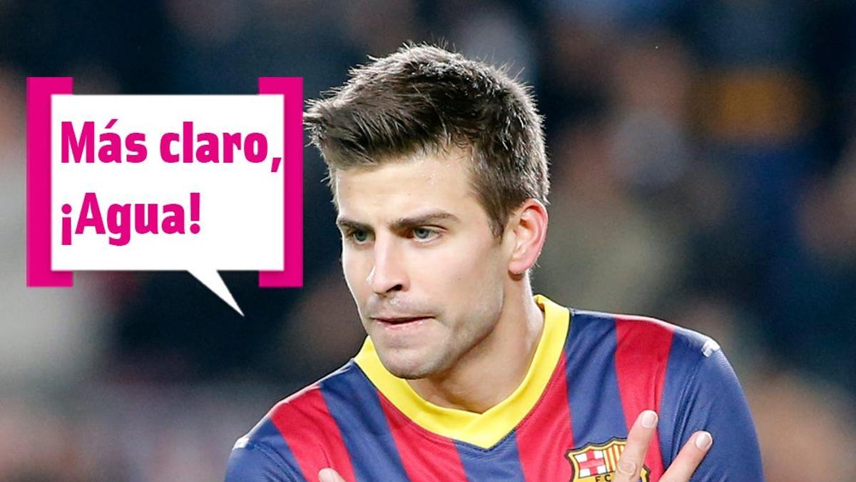 Piqué no le dedica más goles a shakira