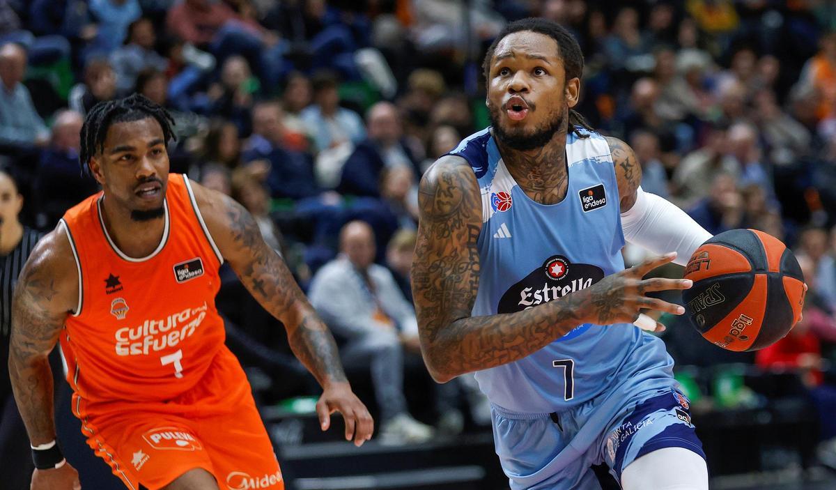 Ben McLemore, en un encuentro de Liga Endesa ante el Valencia Basket