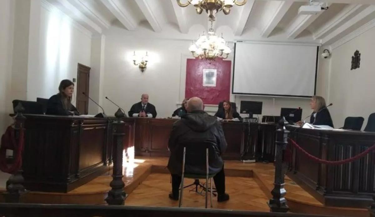 El alcalde de Luelmo de Sayago, Eladio de Pedro Blanco, en el juicio.