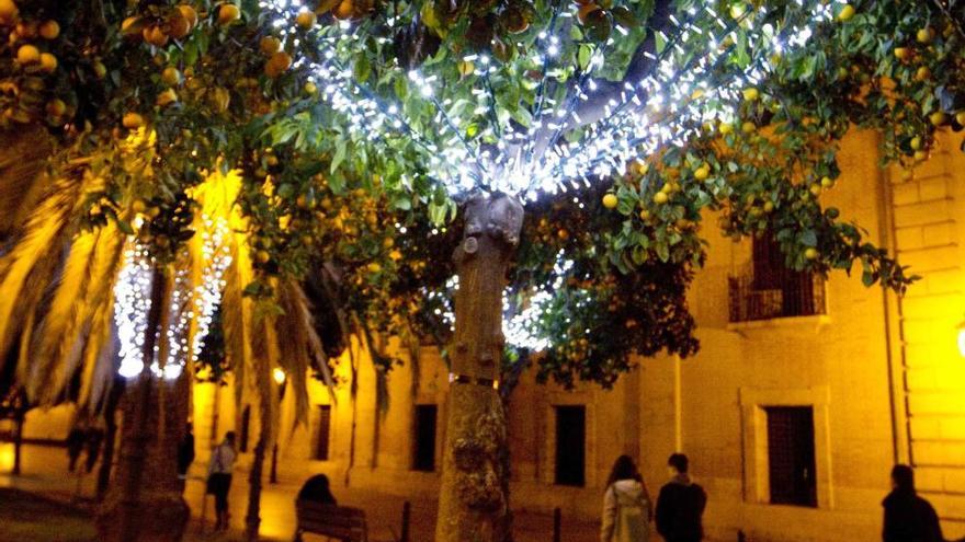 Luces de Navidad en Valencia.