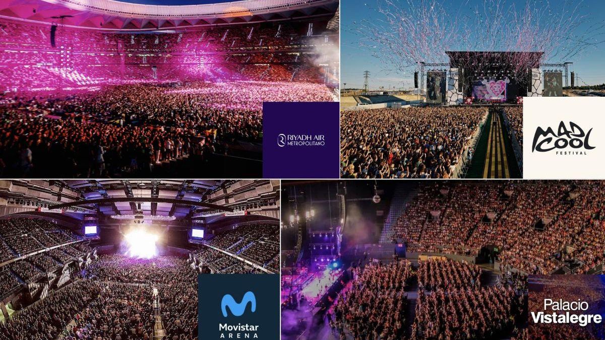 Madrid se consolida como capital europea de la música en vivo en 2025