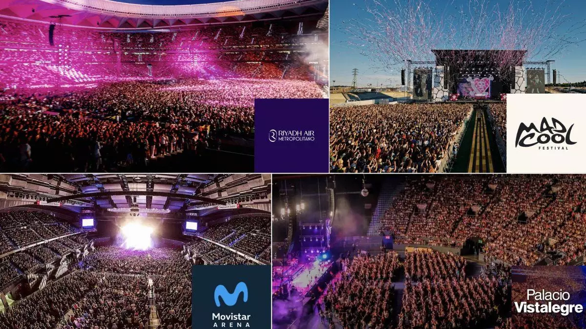 Madrid se consolida como capital europea de la música en vivo en 2025