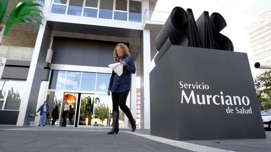 Sede del Servicio Murciano de Salud, incluido por la Agencia Tributaria en la lista de morosos.