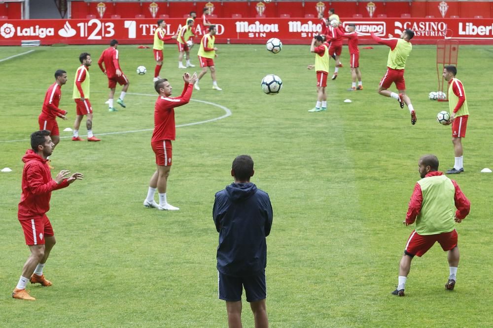 Entrenamiento del Sporting