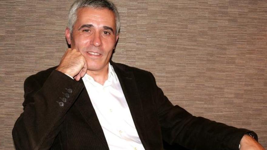 Carlos Rodríguez Ibáñez, durante la entrevista