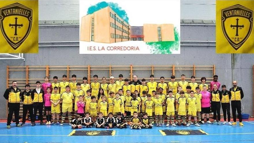 El equipo de fútbol sala cadete del IES La Corredoria aspira este fin de semana a levantar la Copa Federación