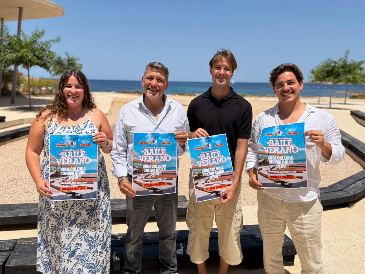 'El Baile del Verano' llega a Cala de Bou con música gratis para los jóvenes de Ibiza