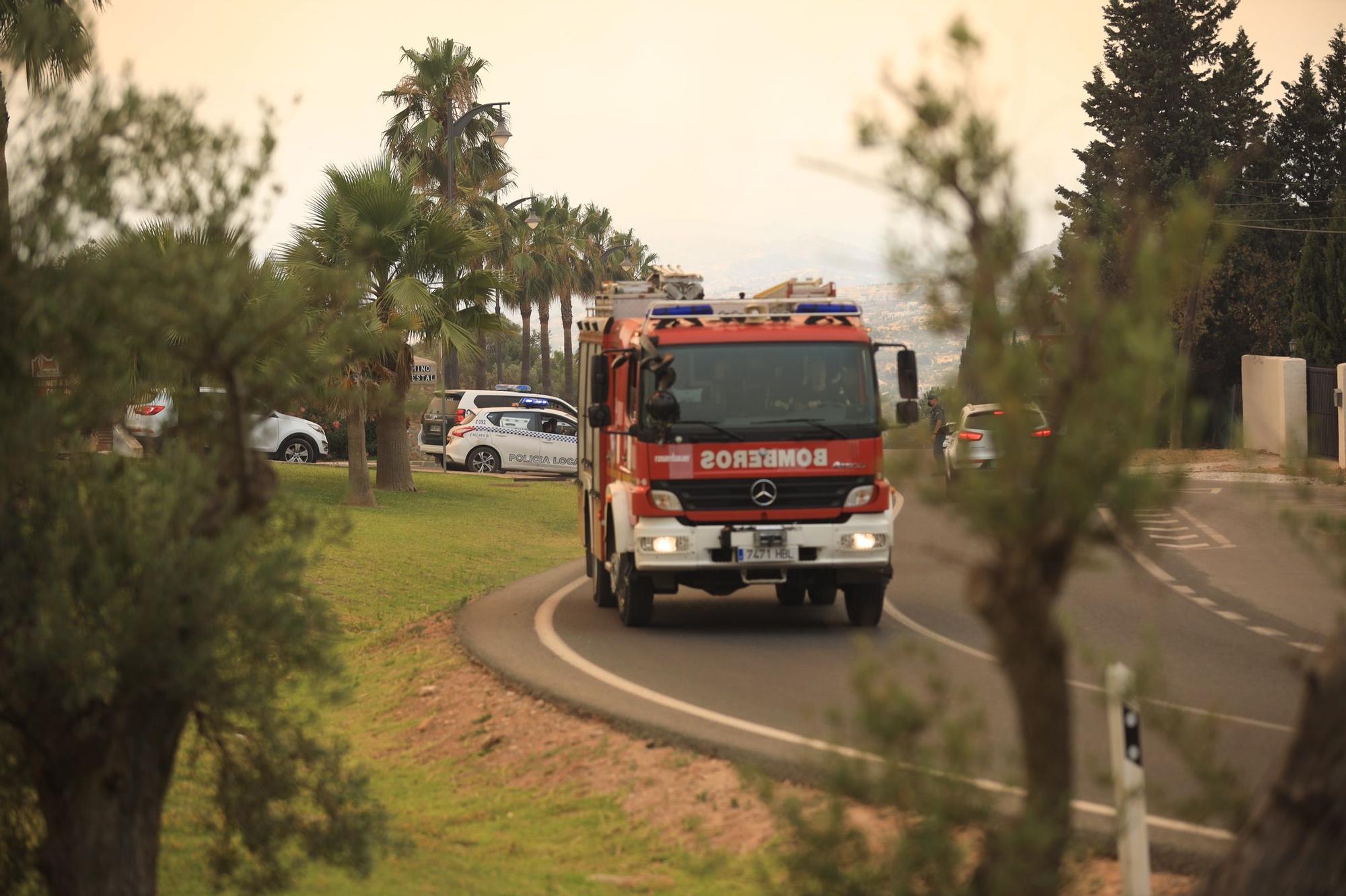 Declarado un incendio en la Sierra de Mijas