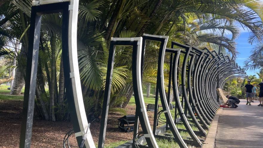 El proyecto lumínico ‘Explorium’ abrirá sus puertas el día 23 en el Palmetum