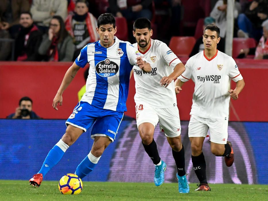 El Dépor cae 2-0 en Sevilla