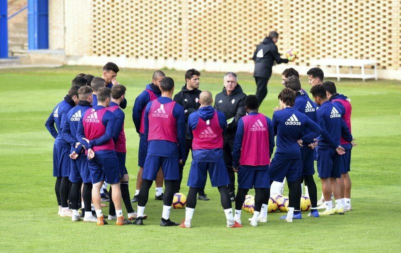 Entrenamiento del Real Zaragoza-2 de Noviembre