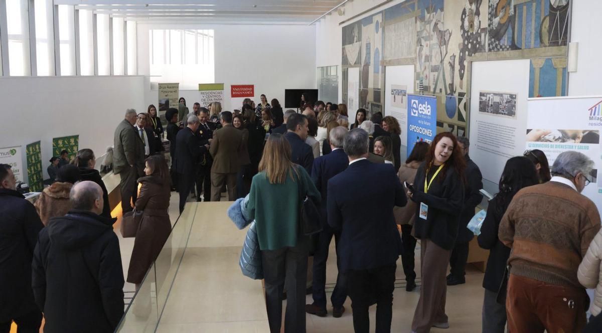 Asistentes a la Feria Hispano-Lusa Silver Jobs. | VÍCTOR GARRIDO