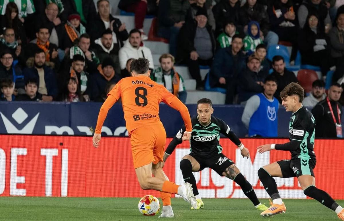 Partido de Copa del rey entre Betis y Torrent