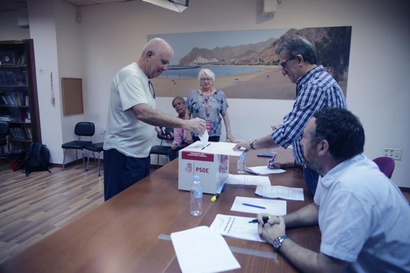 Votaciones primarias del PSOE en Tenerife