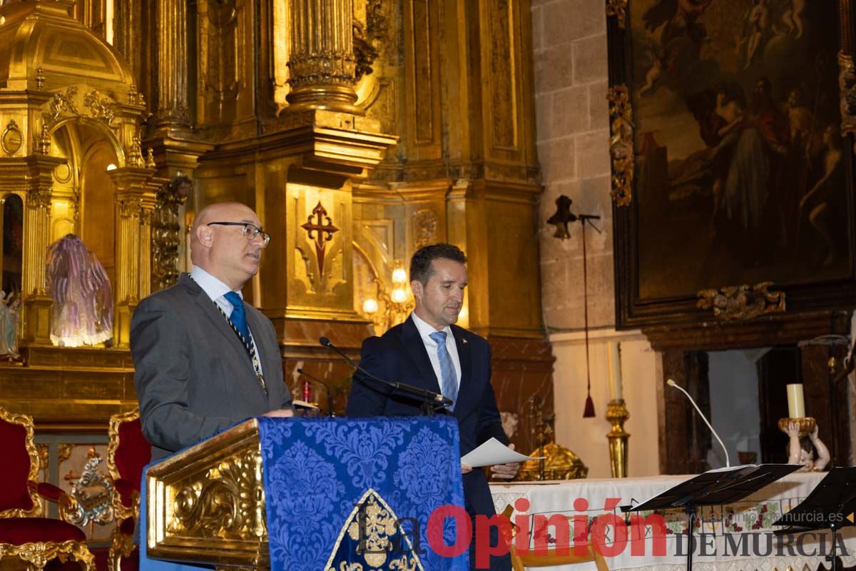 Pregón de Semana Santa en Caravaca por Álvaro Peña