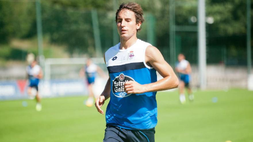 Pedro Mosquera en un entrenamiento.