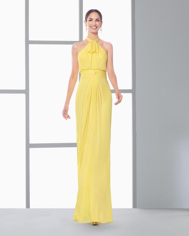 Colección Rosa Clará fiesta 2017, escote halter