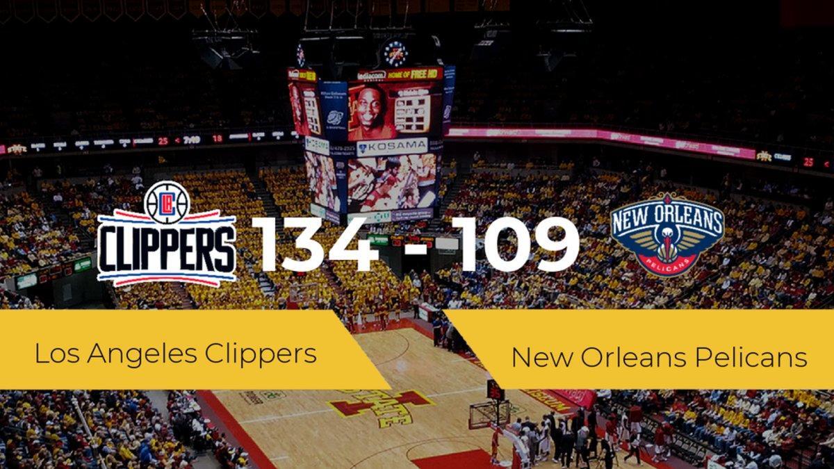 Los Angeles Clippers se impone por 134-109 frente a New Orleans Pelicans